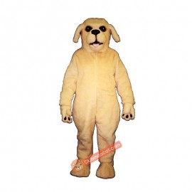 Golden Lab Mascot Costume, Golden Lab Costume