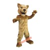 Golden Panther Mascot Costume, Golden Panther Costume