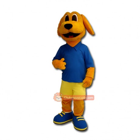 Goldie Dog  Mascot Costume