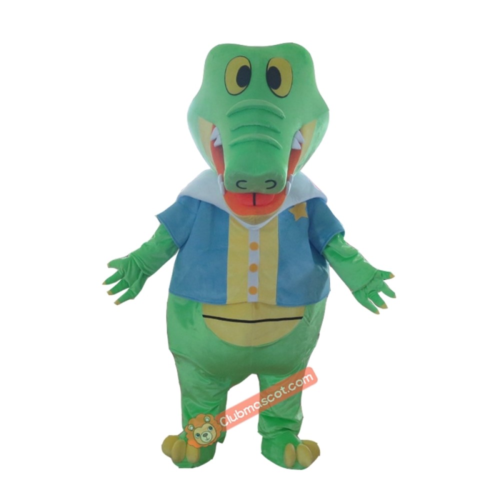 Good ventilation cartoon soft plush crocodile Mascot Costume, Good ventilation cartoon soft plush crocodile Costume