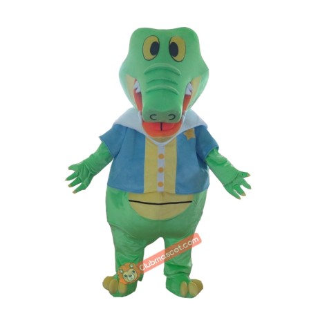 Good ventilation cartoon soft plush crocodile Mascot Costume, Good ventilation cartoon soft plush crocodile Costume