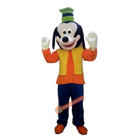 Goofy Dog Cartoon Mascot Costume, Goofy Dog Cartoon Costume