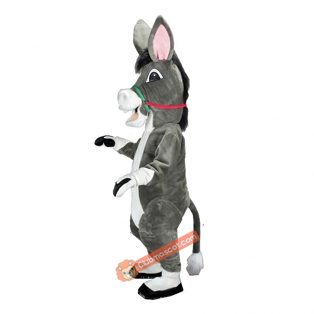 Gray Donkey mascot costume, Gray Donkey Costume