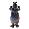 Gray Hippopotamus Cartoon Mascot Costume, Gray Hippopotamus Cartoon Costume