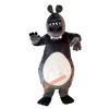 Gray Hippopotamus Cartoon Mascot Costume, Gray Hippopotamus Cartoon Costume