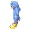 Gray Long-Haired Owl Cartoon Mascot Costume, Gray Long-Haired Owl Cartoon Costume