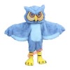 Gray Long-Haired Owl Cartoon Mascot Costume, Gray Long-Haired Owl Cartoon Costume