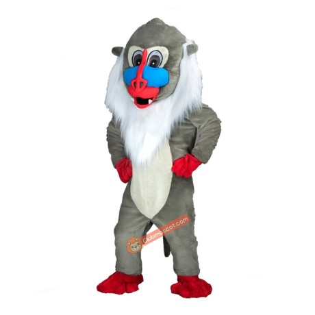 Gray Monkey Mascot Costume, Gray Monkey Costume