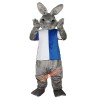 Gray Rabbit Cartoon Mascot Costume, Gray Rabbit Cartoon Costume