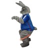 Gray Rabbit Cartoon Mascot Costume, Gray Rabbit Cartoon Costume