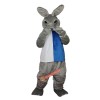 Gray Rabbit Cartoon Mascot Costume, Gray Rabbit Cartoon Costume