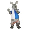 Gray Rabbit Cartoon Mascot Costume, Gray Rabbit Cartoon Costume