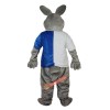 Gray Rabbit Cartoon Mascot Costume, Gray Rabbit Cartoon Costume