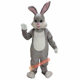 Gray Rabbit Mascot Costume, Gray Rabbit Costume