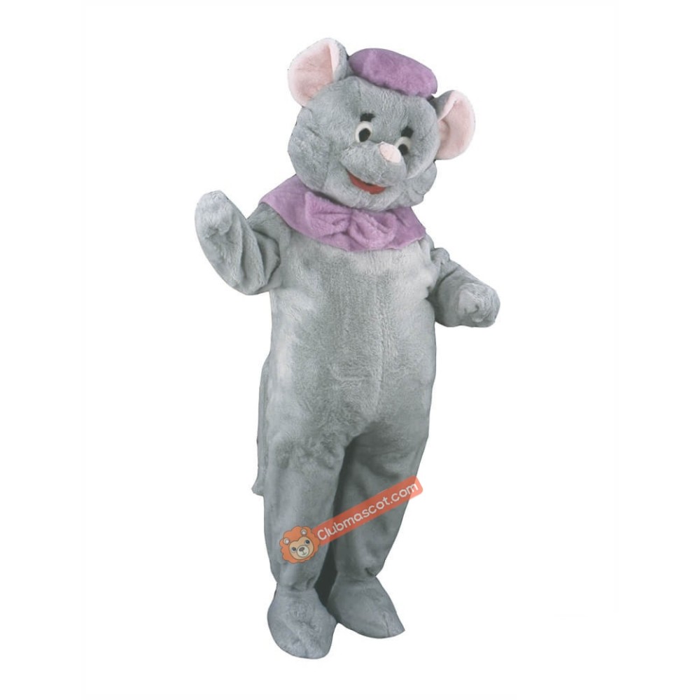 Gray Short Hairs Mouse Mascot Costume, Gray Short Hairs Mouse Costume