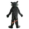 Gray Tiger Wildcat Cartoon Mascot Costume, Gray Tiger Wildcat Cartoon Costume