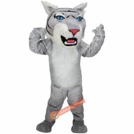 Gray Wildcat Lightweight Mascot Costume, Gray Wildcat Costume