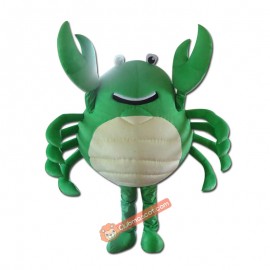 Green Big Crab Character Mascot Costume, Green Big Crab Character Costume