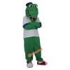 Green Crocodile Alligator Crocodilian Cayman Caiman Cartoon Mascot Costume, Green Crocodile Alligator Crocodilian Cayman Caiman Cartoon Costume