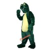 Green Crocodile Cartoon Mascot Costume, Green Crocodile Cartoon Costume