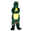 Green Crocodile Cartoon Mascot Costume, Green Crocodile Cartoon Costume