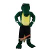 Green Crocodile Mascot Costume, Green Crocodile Costume