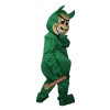 Green Devil Genius Monster Cartoon Mascot Costume, Green Devil Genius Monster Cartoon Costume