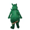 Green Devil Genius Monster Cartoon Mascot Costume, Green Devil Genius Monster Cartoon Costume