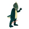 Green Dinosaur Dragon Crocodilian Cartoon Mascot Costume, Green Dinosaur Dragon Crocodilian Cartoon Costume