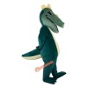 Green Dinosaur Dragon Crocodilian Cartoon Mascot Costume, Green Dinosaur Dragon Crocodilian Cartoon Costume