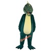 Green Dinosaur Dragon Crocodilian Cartoon Mascot Costume, Green Dinosaur Dragon Crocodilian Cartoon Costume