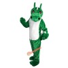 Green Dinosaur Dragon Mascot Costume, Green Dinosaur Dragon Costume