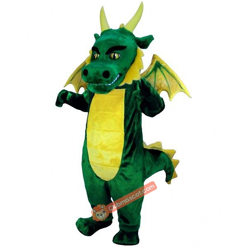 Green Dragon Lightweight Mascot Costume, Green Dragon Costume