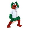 Green Duck Cartoon Mascot Costume, Green Duck Cartoon Costume