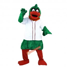 Green Duck Cartoon Mascot Costume, Green Duck Cartoon Costume