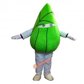 Green Dumplings Cartoon Mascot Costume, Green Dumplings Cartoon Costume