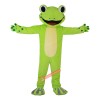 Green Frog Cartoon Mascot Costume, Green Frog Cartoon Costume