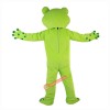 Green Frog Cartoon Mascot Costume, Green Frog Cartoon Costume