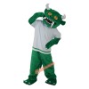 Green Monster Demon Devil Cartoon Mascot Costume, Green Monster Demon Devil Cartoon Costume