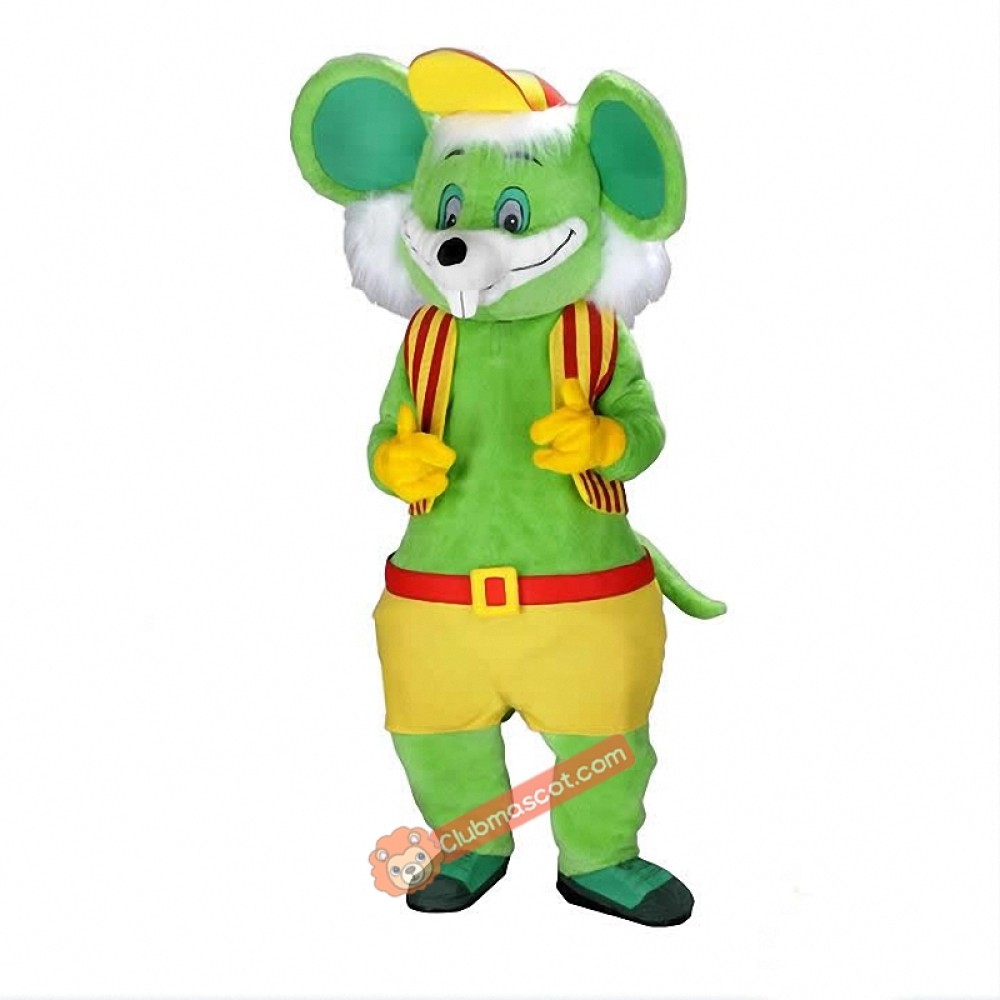 Green Mouse Mascot Costume, Green Mouse Costume