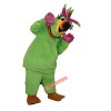 Green Parrot, Bird Cartoon Mascot Costume, Green Parrot, Bird Cartoon Costume