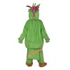 Green Parrot, Bird Cartoon Mascot Costume, Green Parrot, Bird Cartoon Costume