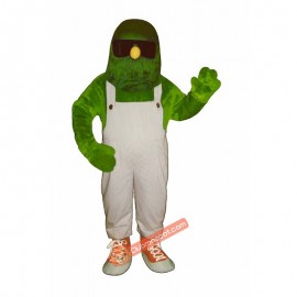 Green Scene Mascot Costume, Green Scene Costume