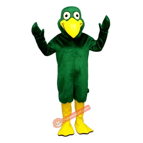 Greenie Bird Mascot Costume, Greenie Bird Costume