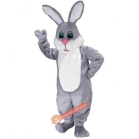 Grey & White Lightweight Mascot Costume, Grey & White Costume