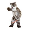 Grey Cat Cartoon Mascot Costume, Grey Cat Cartoon Costume