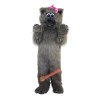 Grey Cat Cartoon Mascot Costume, Grey Cat Cartoon Costume