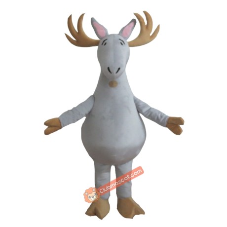 Grey Deer Mascot Costume, Grey Deer Costume