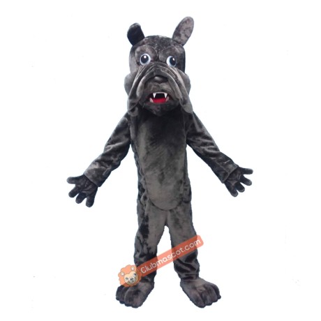 Grey Dog Mascot Costume, Grey Dog Costume