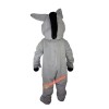 Grey Donkey Ass Jackass Burro Moke Neddy Cartoon Mascot Costume, Grey Donkey Ass Jackass Burro Moke Neddy Cartoon Costume